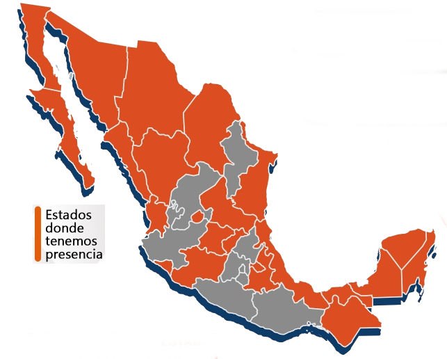 Estados donde tenemos presencia